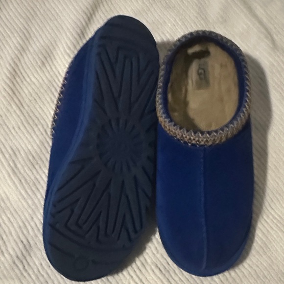 UGG Blue Suede Slippers - Picture 3 of 4